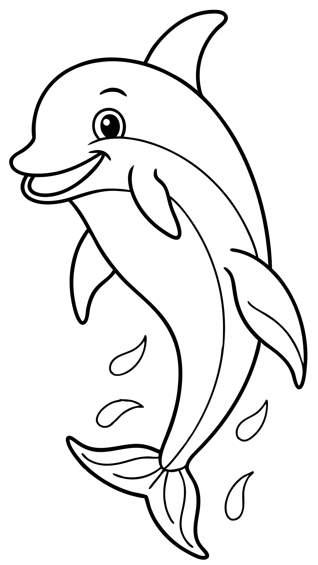 print dolphin coloring pages